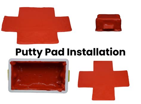 putty pad sizes